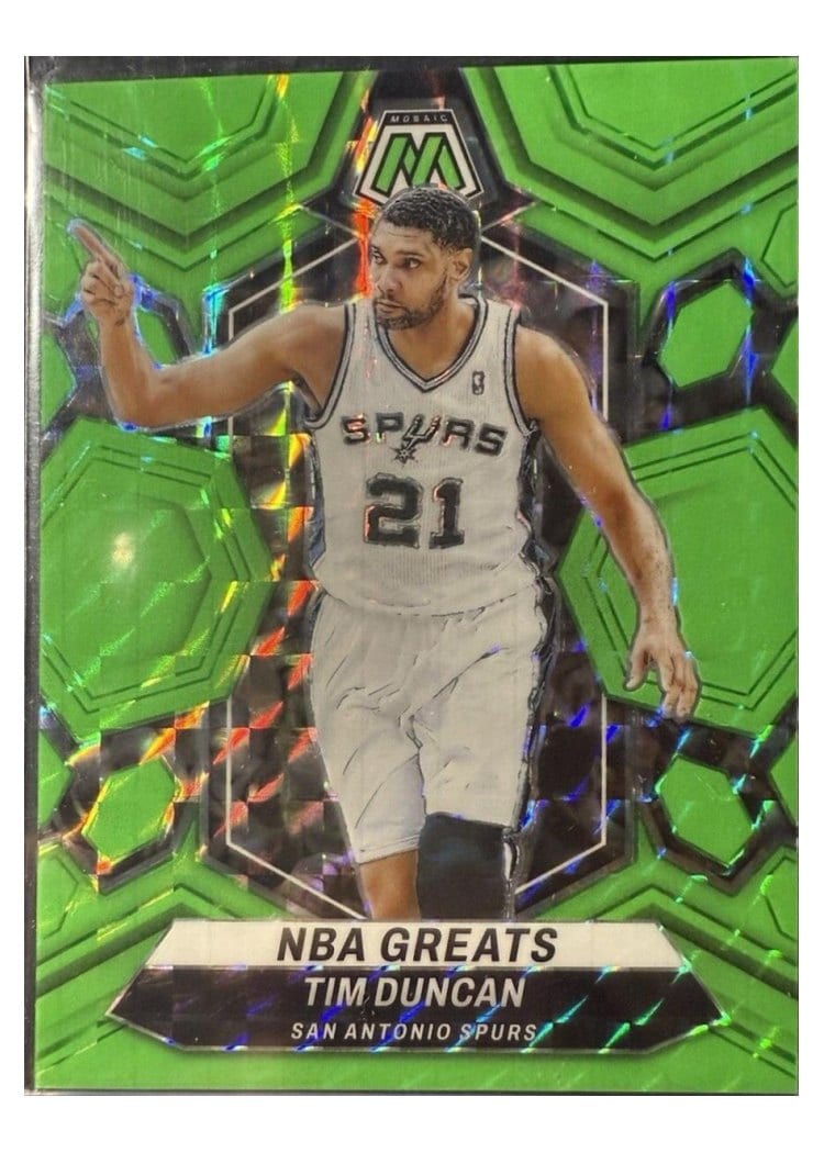 2023-24 Panini Mosaic Base Set Tim Duncan #291 card