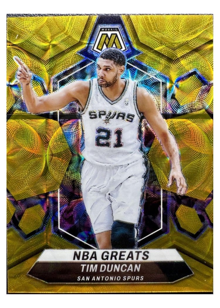 2023-24 Panini Mosaic Base Set Tim Duncan #291 card