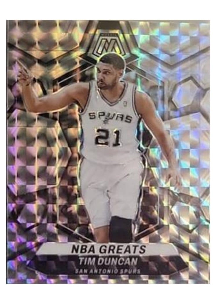 2023-24 Panini Mosaic Base Set Tim Duncan #291 card