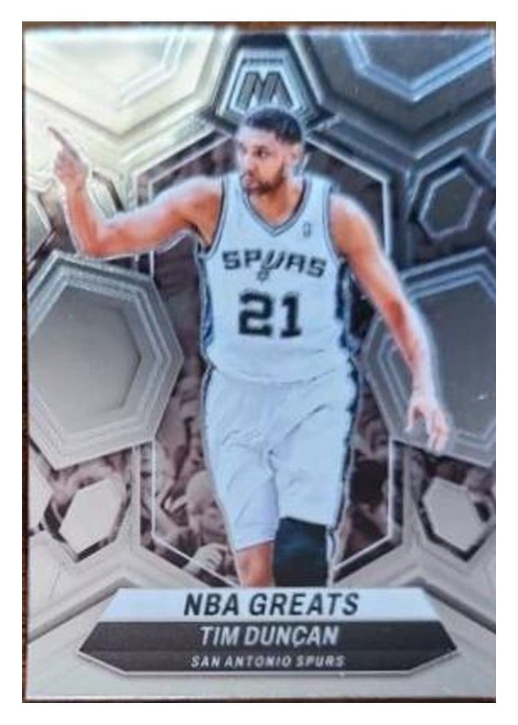 2023-24 Panini Mosaic Base Set Tim Duncan #291 card