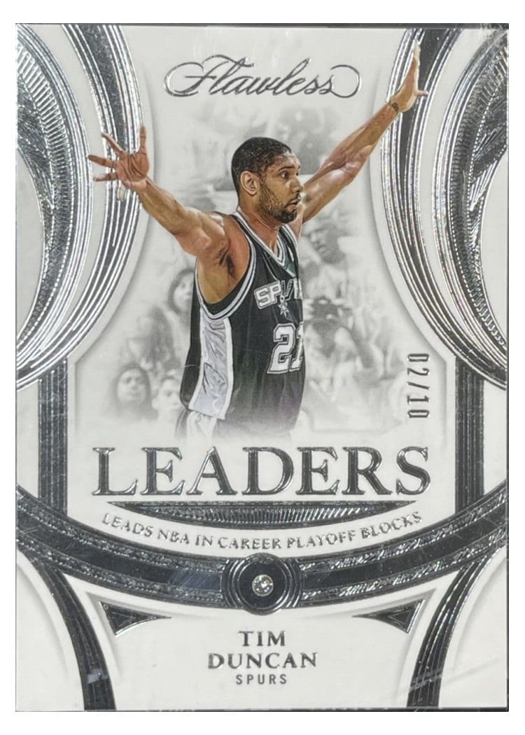 2024-25 Panini Flawless Base Gems Tim Duncan #168 card