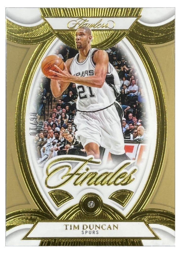 2024-25 Panini Flawless Base Gems Tim Duncan #96 card