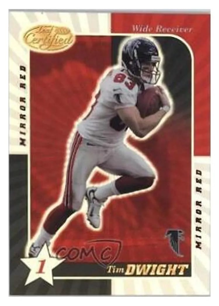 2000 Leaf Certified Tim Dwight #5 card