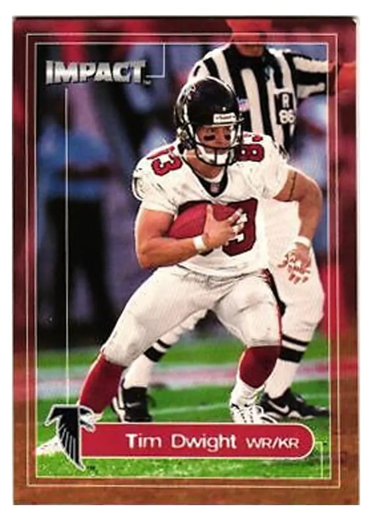 2000 Skybox Impact Tim Dwight #64 card