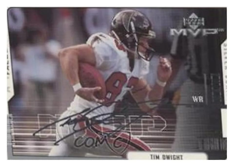 2000 Upper Deck MVP Tim Dwight #8 card