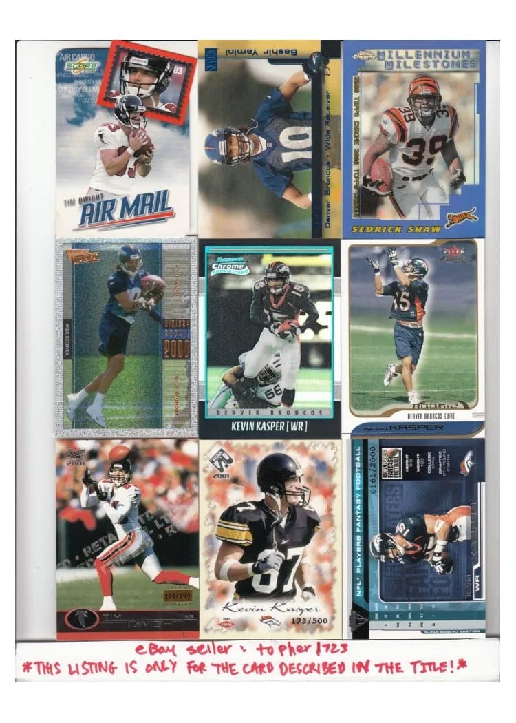 2001 Pacific Tim Dwight #18 card