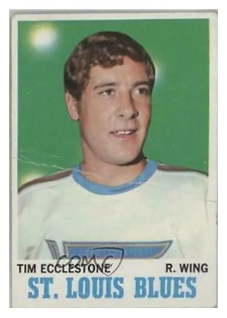 1970 Topps Tim Ecclestone #102 card