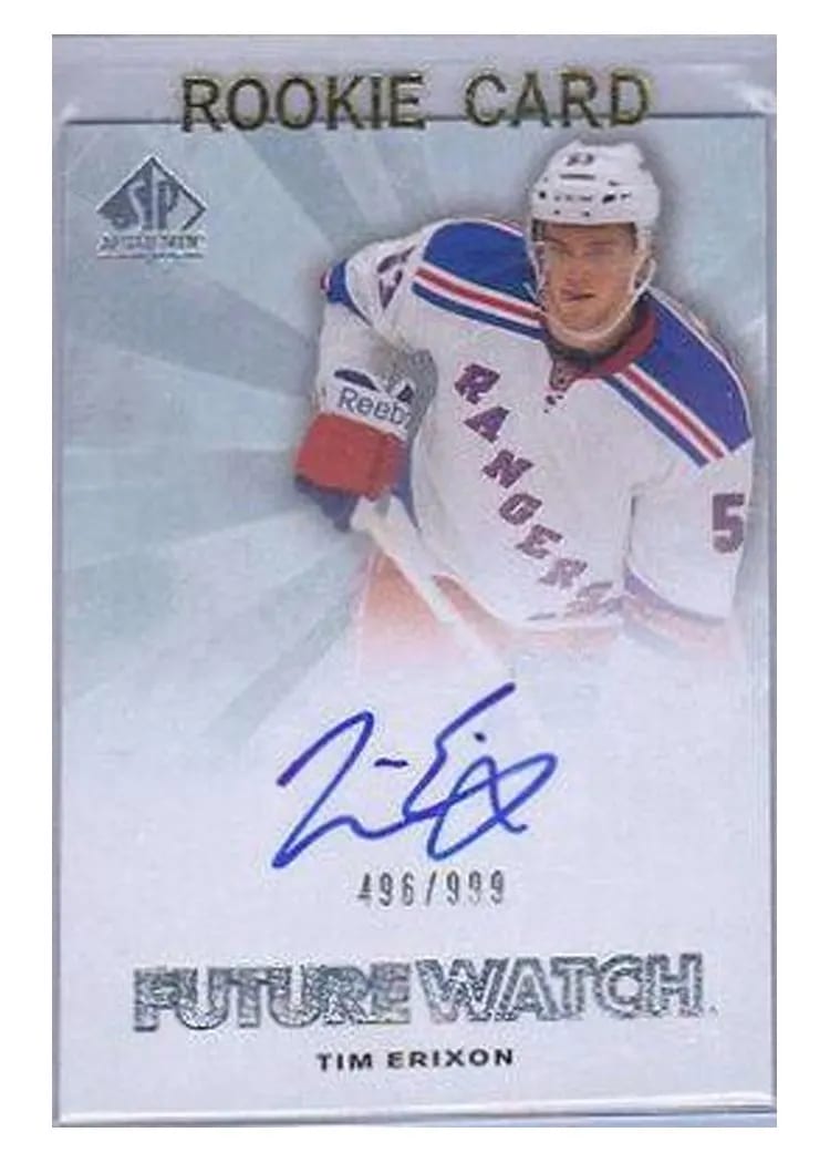 2011 SP Authentic Tim Erixon #264 card