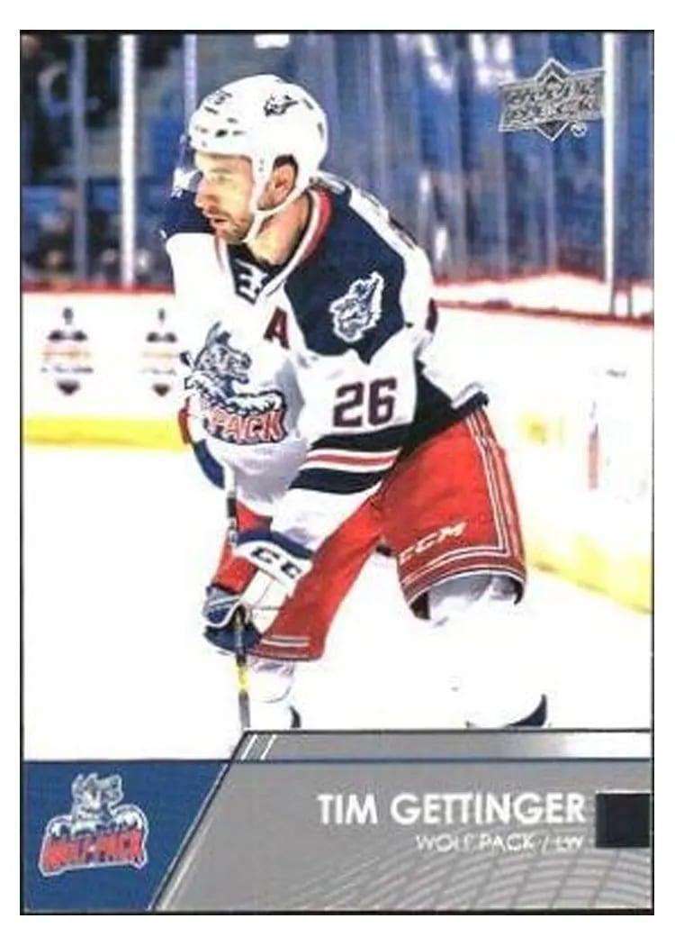 2021 Upper Deck AHL Tim Gettinger #7 card