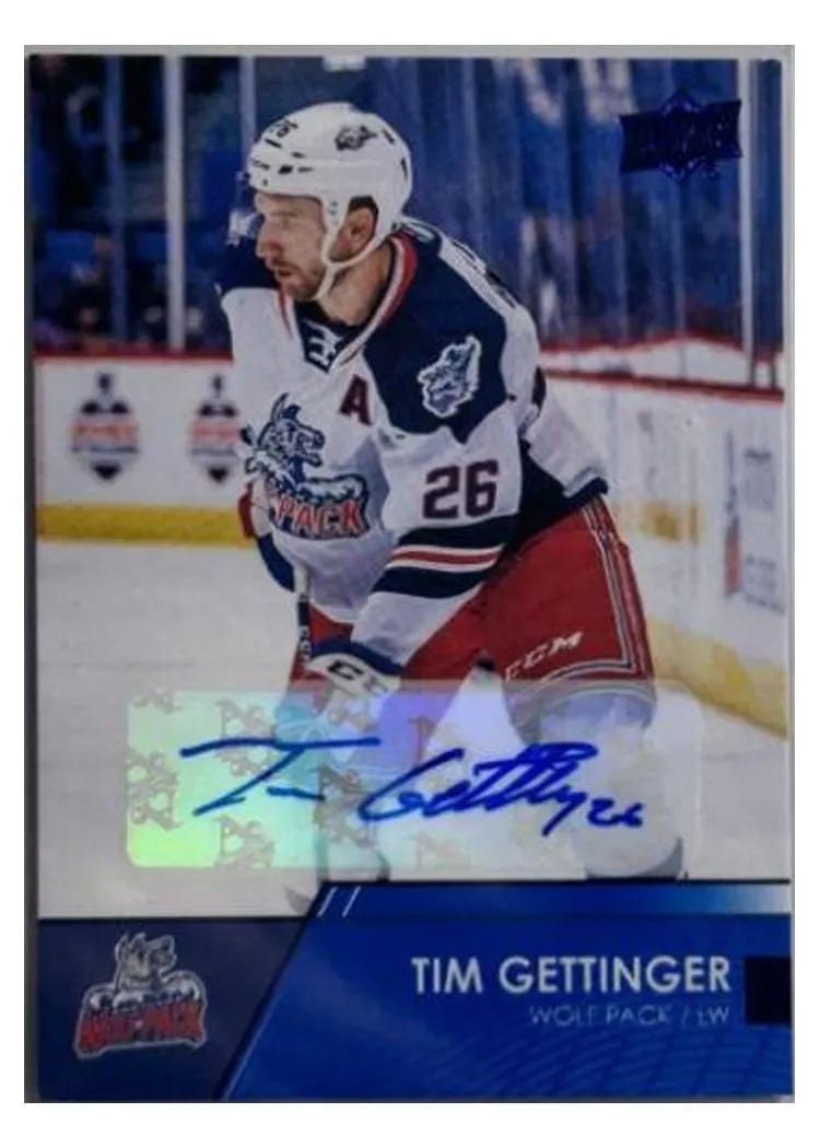 2021 Upper Deck AHL Tim Gettinger #7 card
