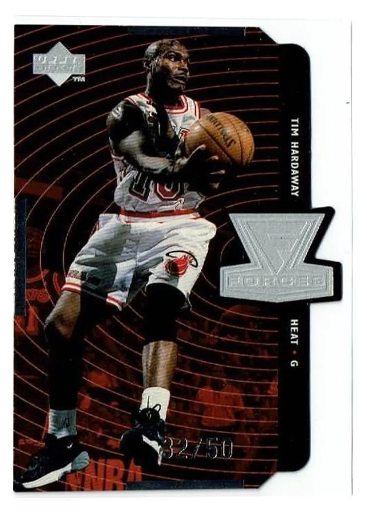 1998 Upper Deck Forces Tim Hardaway Quantum Silver #F10 card
