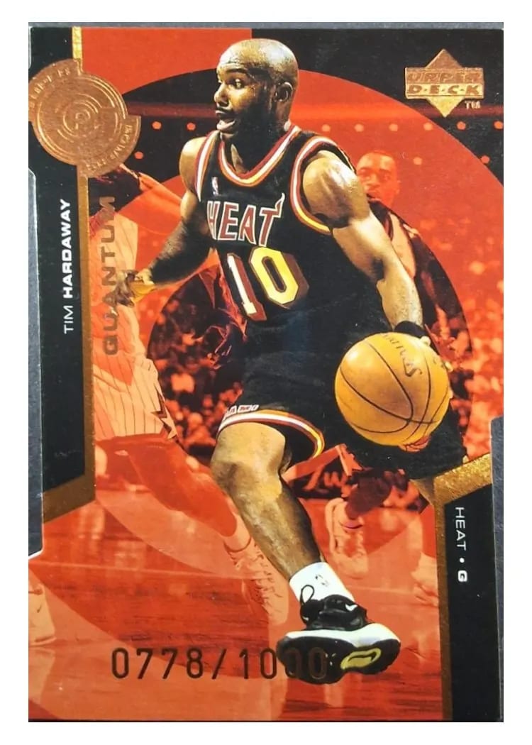 1998 Upper Deck Super Powers Tim Hardaway Quantum Bronze #S14 card