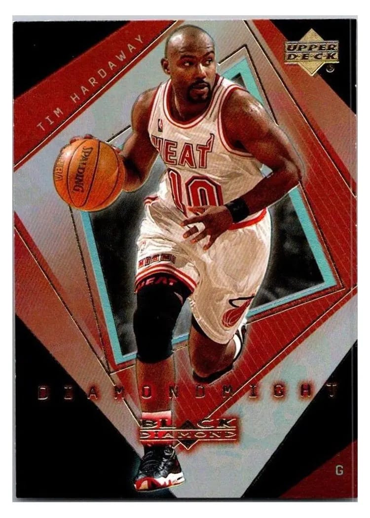 1999 Upper Deck Black Diamond Might Tim Hardaway #DM12 card