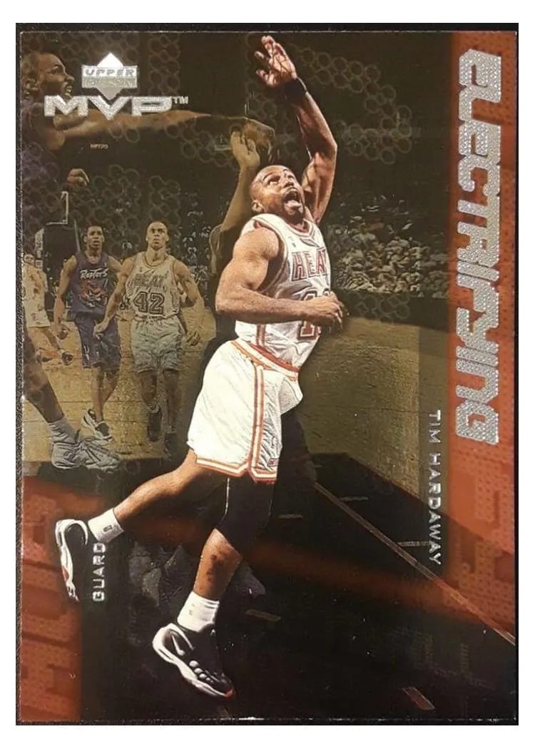 1999 Upper Deck MVP Electrifying Tim Hardaway #E6 card