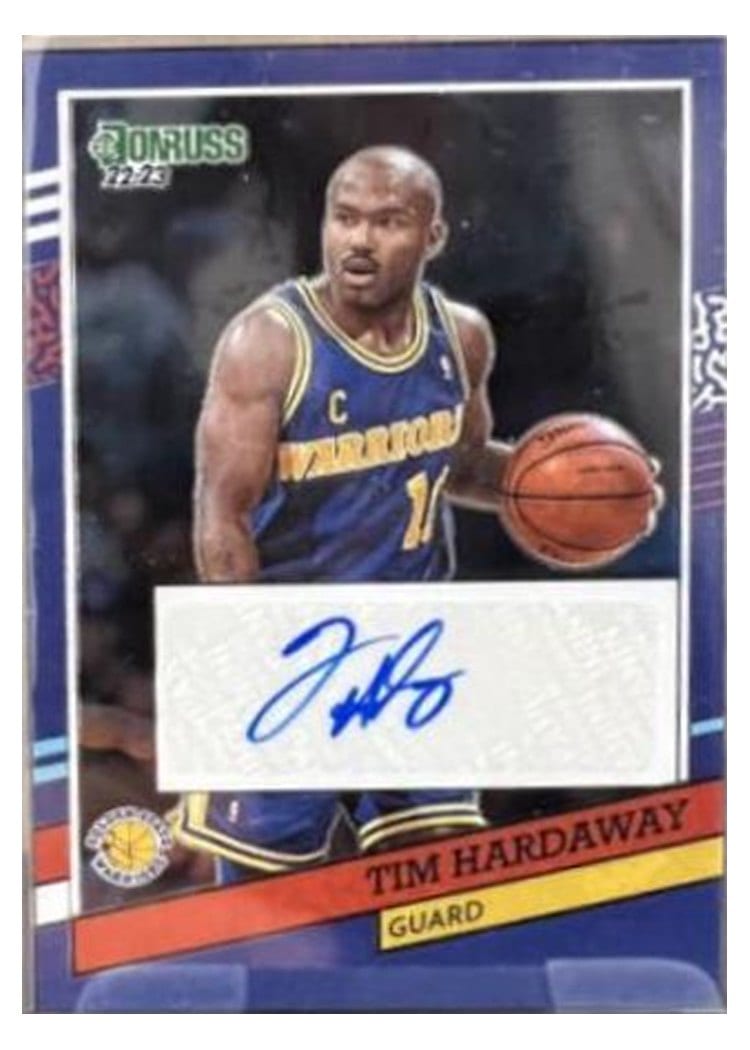 2022-23 Donruss Optic Retro Series Signatures Tim Hardaway #RSS-THW card