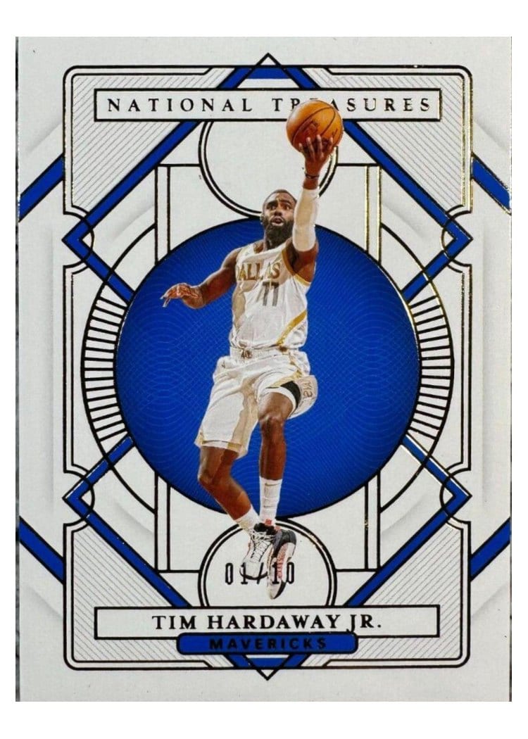 2020-21 Panini National Treasures Base Set Tim Hardaway Jr #45 card