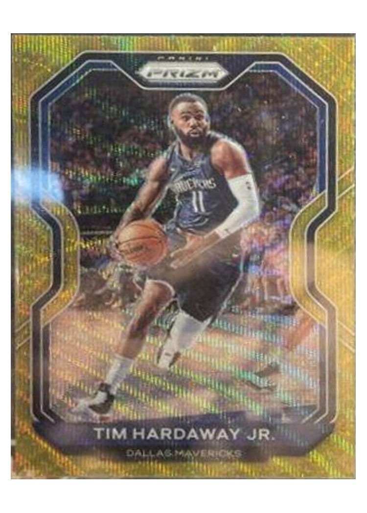 2020-21 Panini Prizm Base Set Tim Hardaway Jr. Gold Prizm #52 card