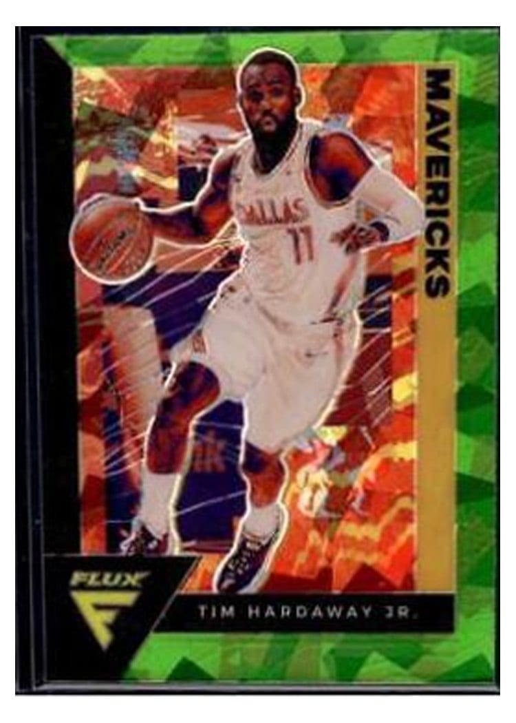 2020-21 Panini Prizm Base Set Tim Hardaway Jr. Green Ice Prizm #52 card