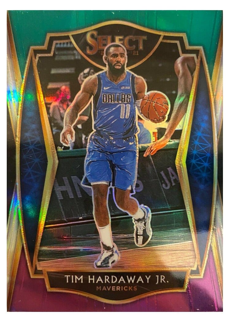 2020-21 Panini Select Base Set Tim Hardaway Jr. Green White Purple #128 card