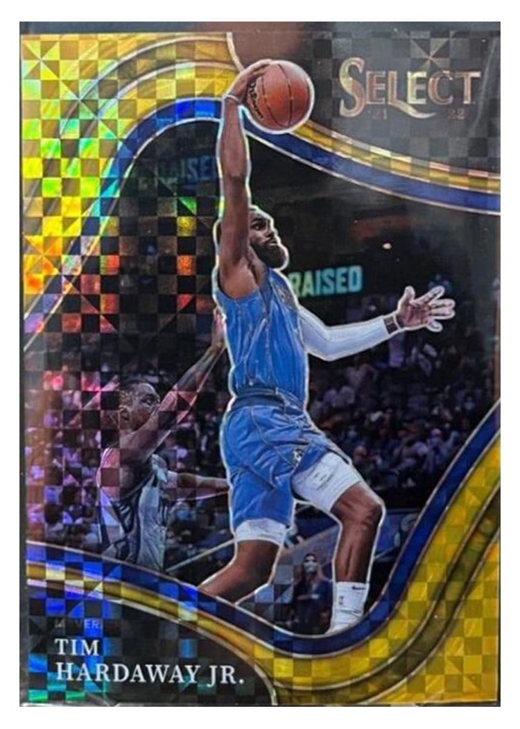 2021-22 Panini Select Base Set Tim Hardaway Jr. Gold Prizm #205 card