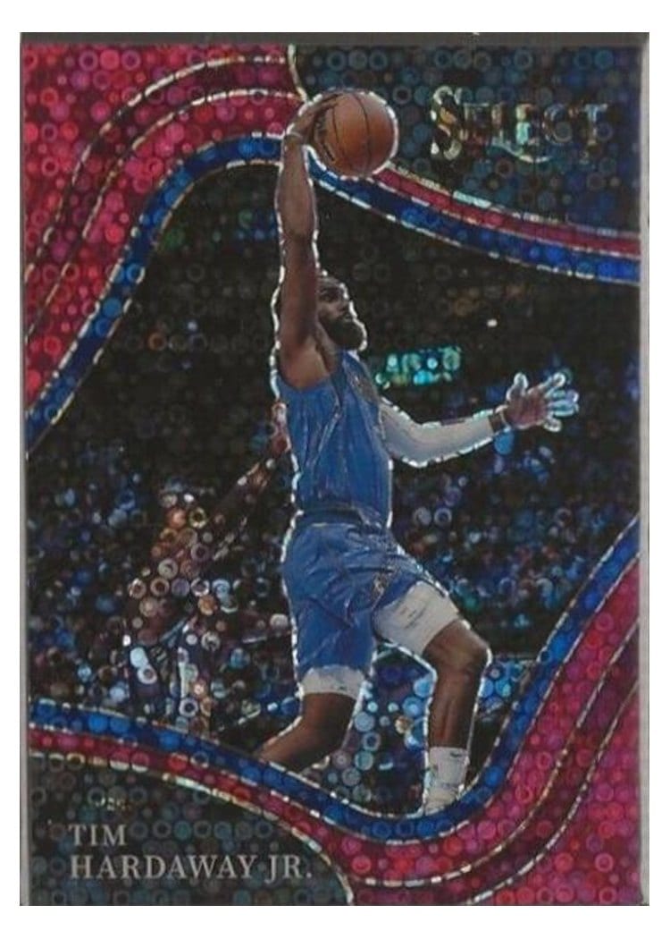 2021-22 Panini Select Base Set Tim Hardaway Jr. Red Disco Prizm #205 card