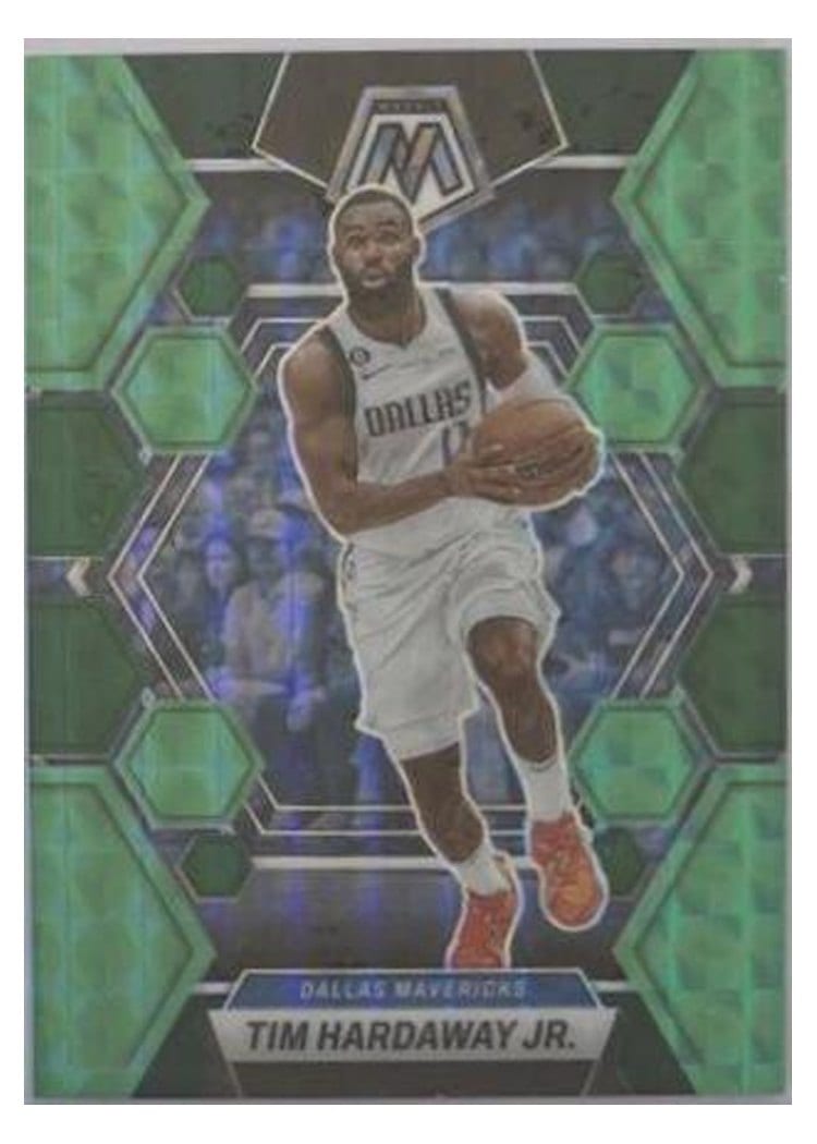 2022-23 Panini Mosaic Base Set Tim Hardaway Jr Choice Fusion Green #37 card
