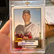 2021 Topps Chrome Platinum Anniversary Autographs Tim Hudson #PA-THU