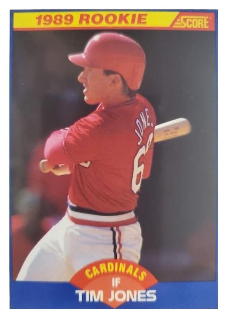 1989 Score Tim Jones #649 card