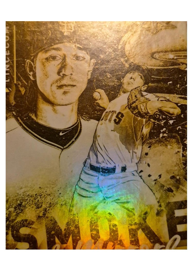 2021 Topps Fire Smoke and Mirrors Tim Lincecum #SM-2 card