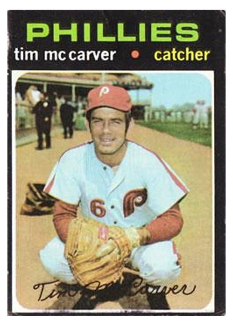 1971 Topps Tim McCarver #465 card