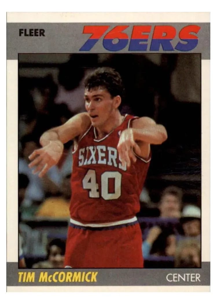 1987 Fleer Tim McCormick #71 card
