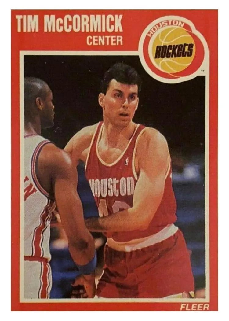 1989 Fleer Tim McCormick #60 card