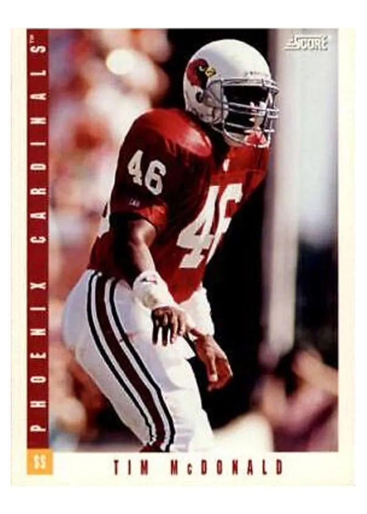1993 Panini Score Tim McDonald #105 card