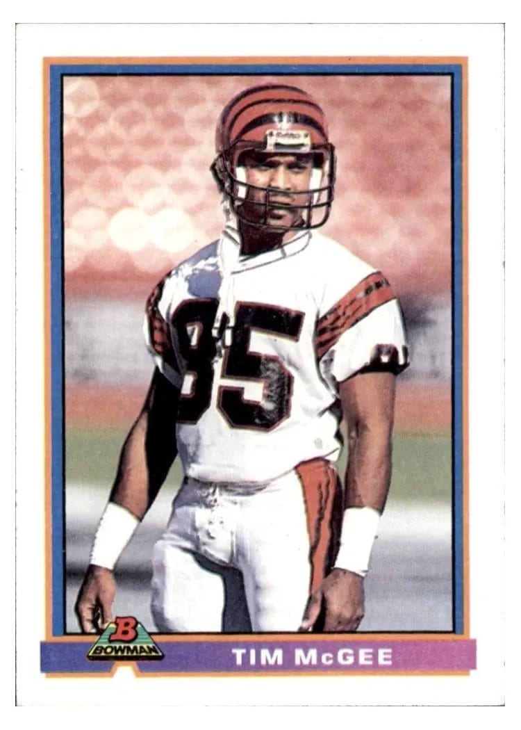 1991 Bowman Tim McGee #83 card
