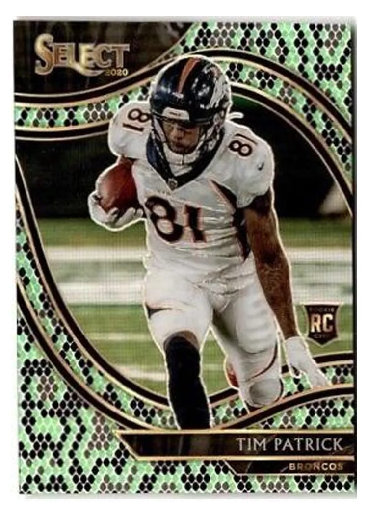 2020 Panini Select Base Set Tim Patrick #375 card
