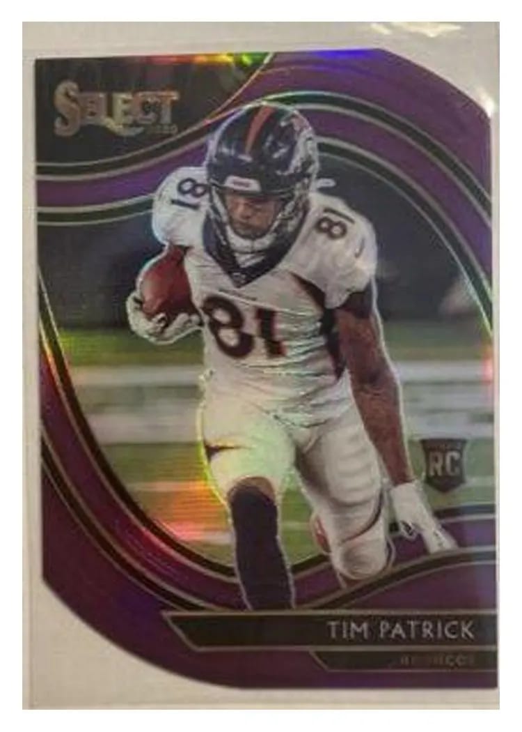 2020 Panini Select Base Set Tim Patrick #375 card