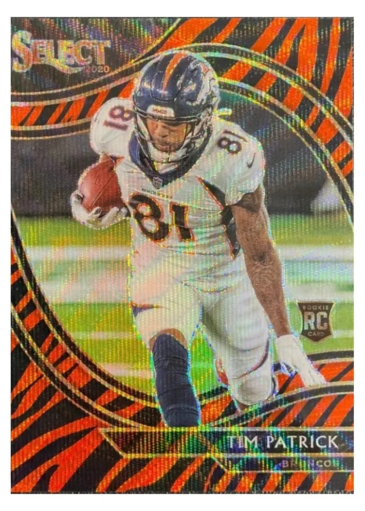 2020 Panini Select Base Set Tim Patrick #375 card