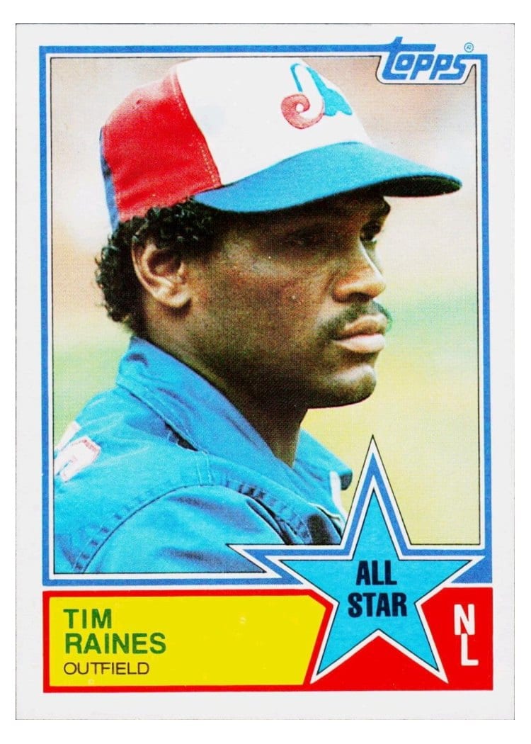 1983 Topps Tim Raines #403 card