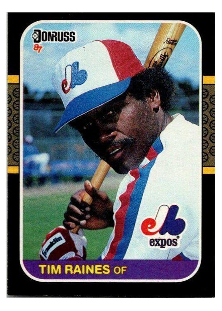 1987 Donruss Tim Raines #56 card