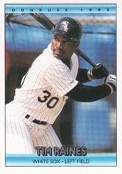 1992 Donruss Base Set Tim Raines #312 card
