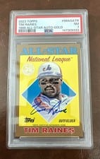 2023 Topps 1988 Topps Baseball All-Star Autographs Tim Raines #88ASA-TR