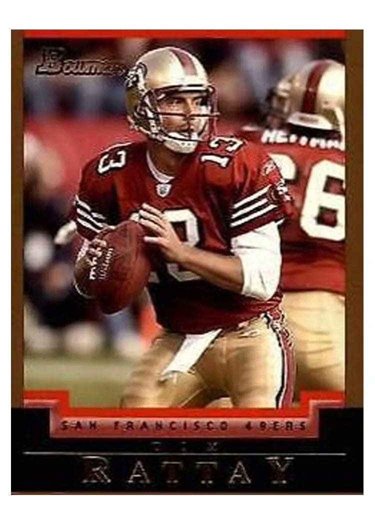 2004 Bowman Tim Rattay Gold #26 card