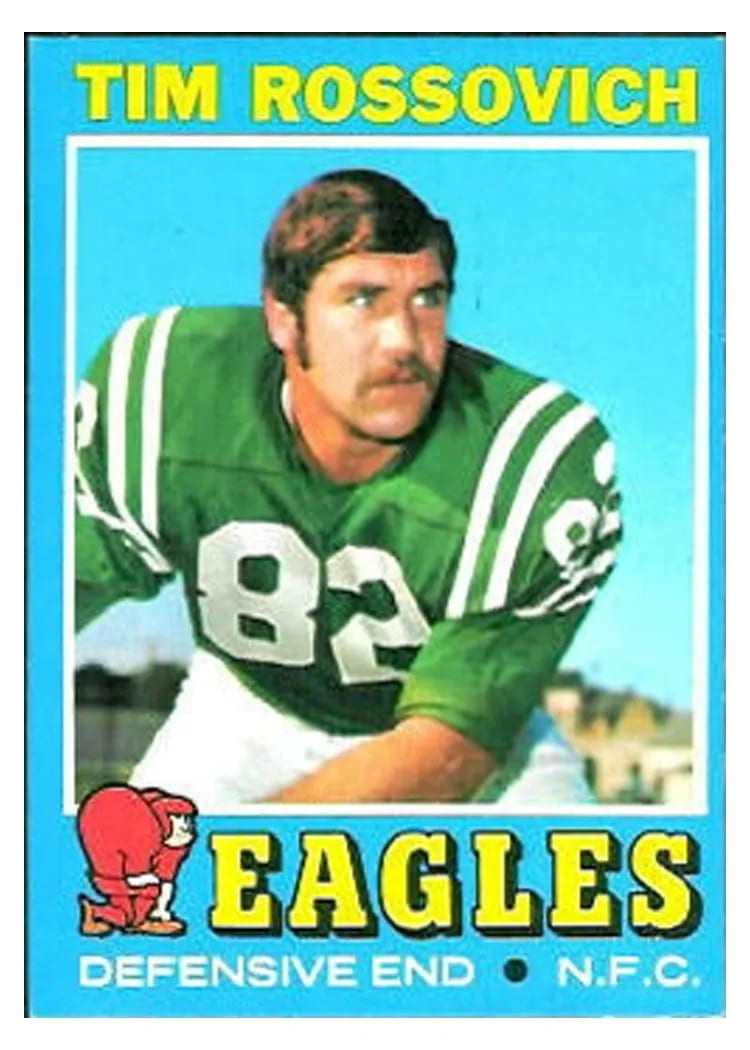 1971 Topps Tim Rossovich #116 card