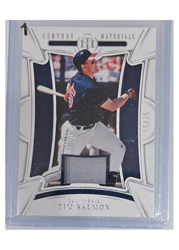 2023 Panini National Treasures Century Materials Tim Salmon #21 card