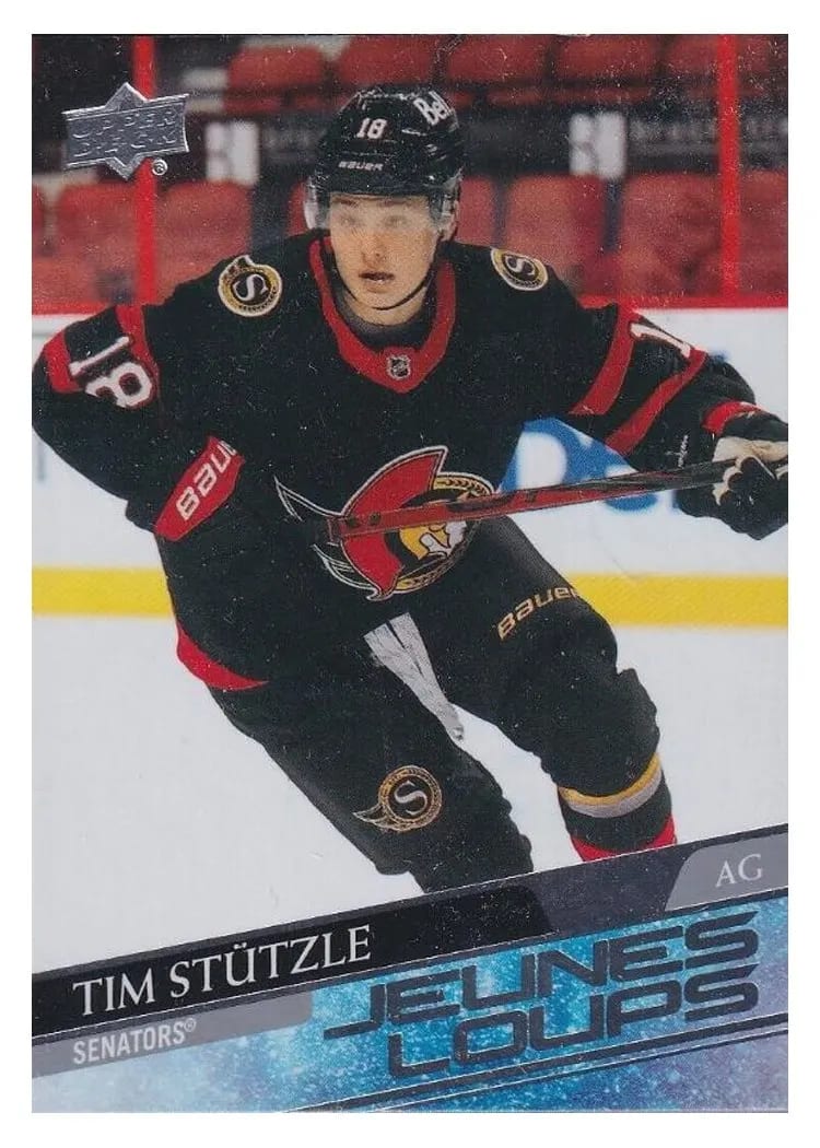 2020 Upper Deck Tim Stutzle #482 card