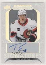 2021-22 Upper Deck Ovation Standing Ovation Signatures Tim Stutzle #SOS-TS card