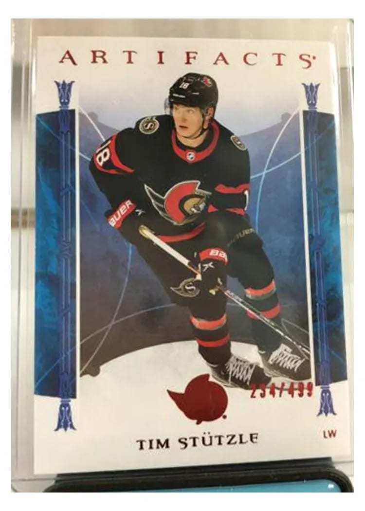 2022-23 Upper Deck Artifacts Base Set Tim Stutzle #1 card