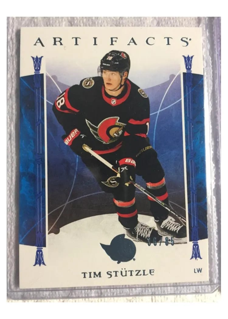 2022-23 Upper Deck Artifacts Base Set Tim Stutzle #1 card