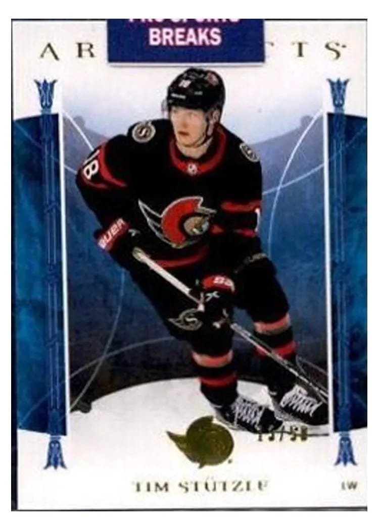 2022-23 Upper Deck Artifacts Base Set Tim Stutzle #1 card