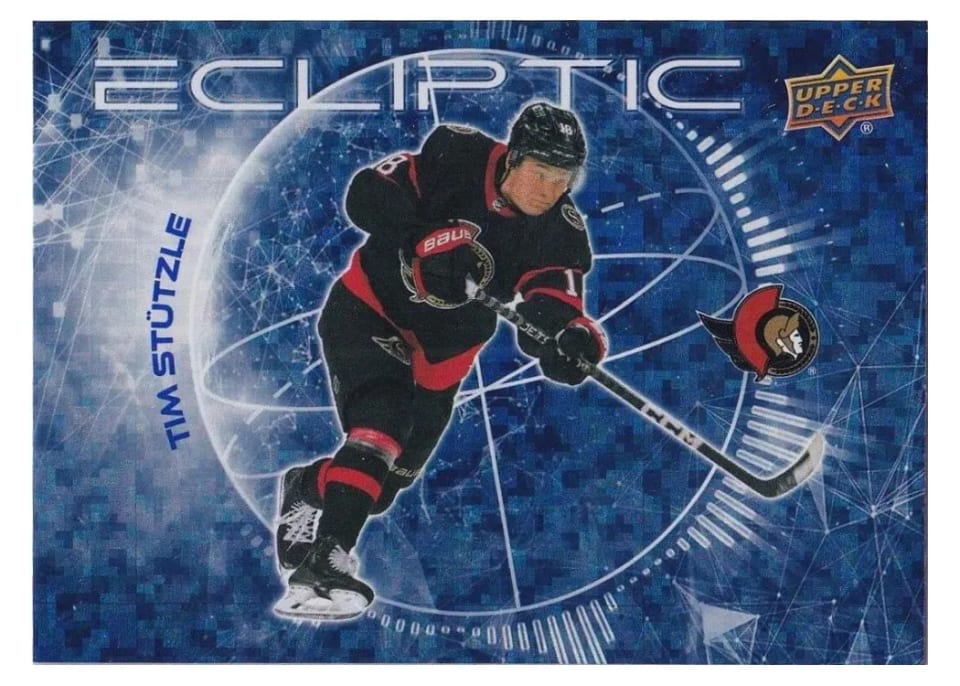 2023-24 Upper Deck Ecliptic Tim Stutzle Sparkle #EC-7 card